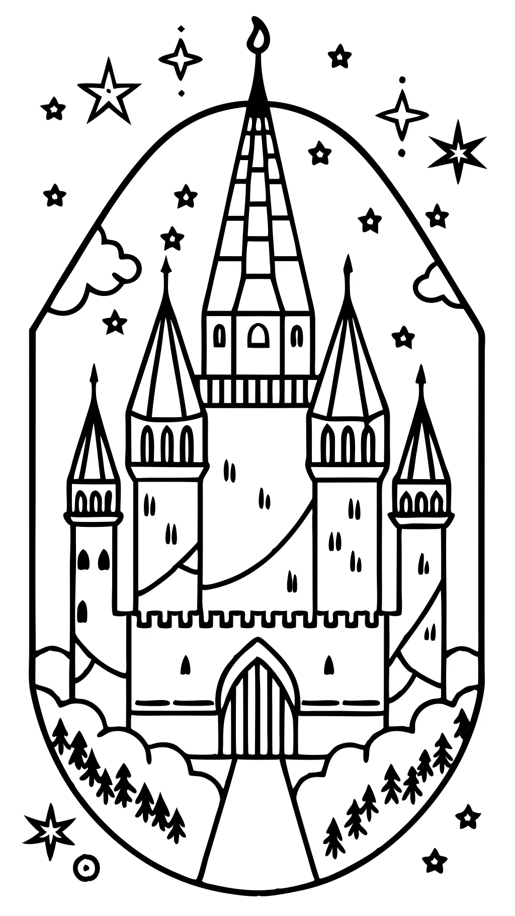 harry potter adult coloring pages